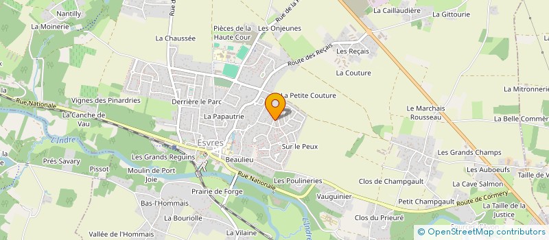 localisation de l'entreprise MONSIEUR BORIS FABIAN  ESVRES