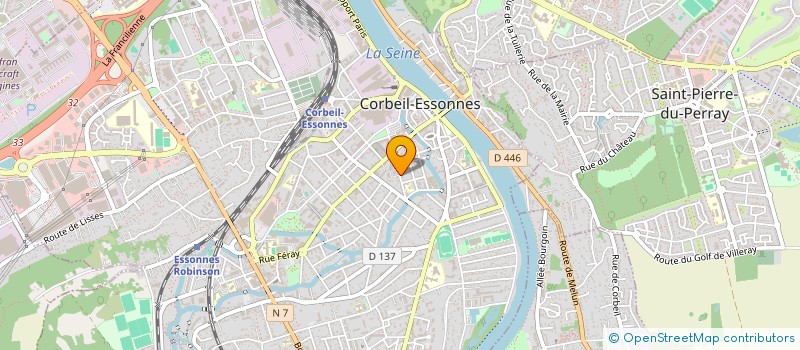 localisation de l'entreprise MONSIEUR BORIS FEUILLATRE à CORBEIL-ESSONNES