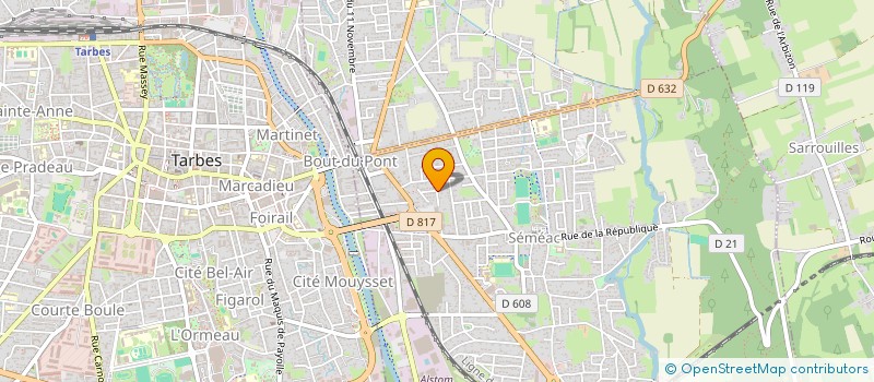 localisation de l'entreprise MONSIEUR BORIS FLAMER  SEMEAC