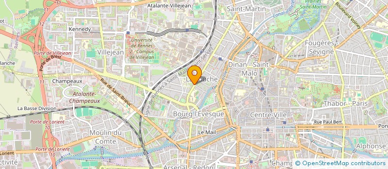 localisation de l'entreprise MONSIEUR BORIS FOSCOLO  RENNES