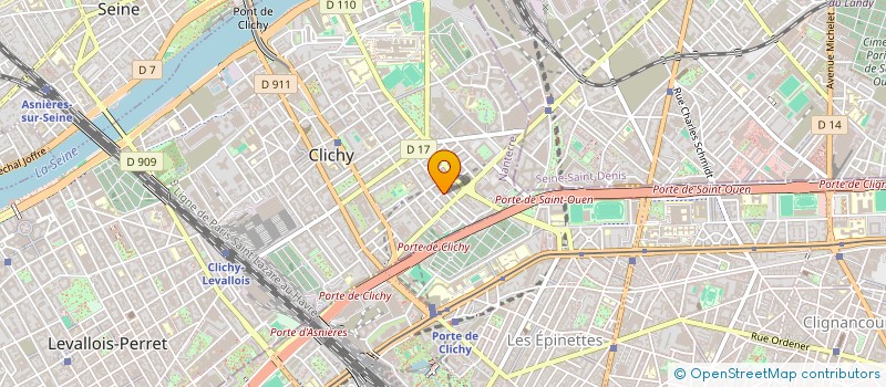 localisation de l'entreprise MONSIEUR BORIS GASPER à CLICHY