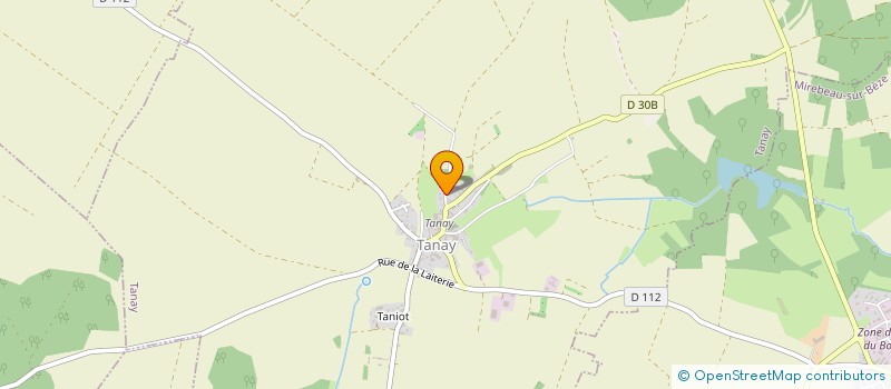 localisation de l'entreprise MONSIEUR BORIS GAUTHIER  TANAY