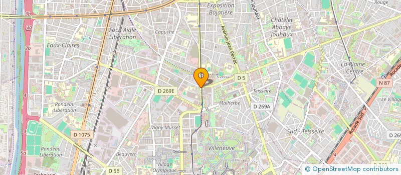 localisation de l'entreprise MONSIEUR BORIS GELINOTTE  GRENOBLE