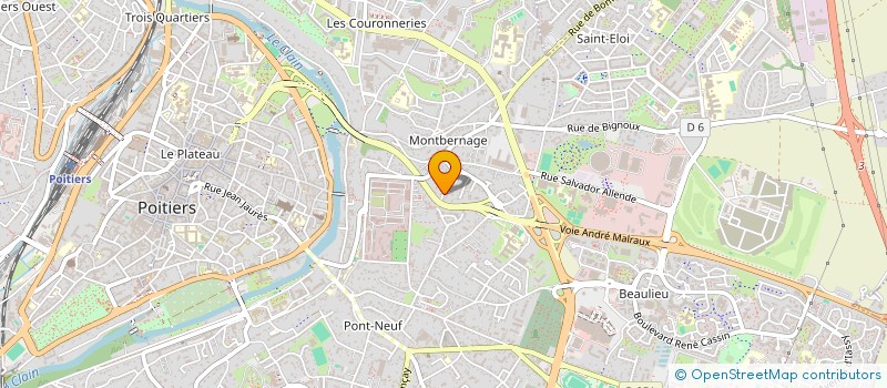 localisation de l'entreprise MONSIEUR BORIS GLASZ à POITIERS