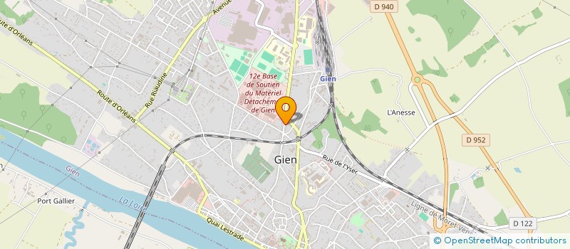 localisation de l'entreprise MONSIEUR BORIS GOBERT à GIEN