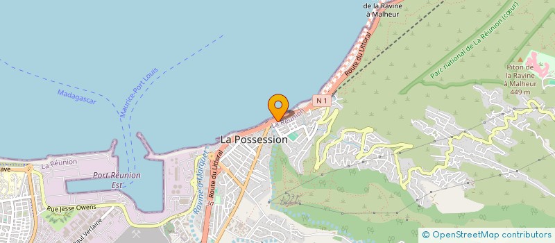 localisation de l'entreprise MONSIEUR BORIS GRONDIN  SAINT-PAUL