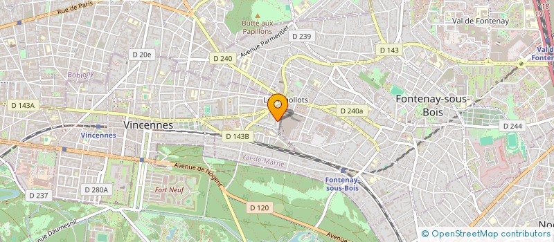 localisation de l'entreprise MONSIEUR BORIS HAPCA à VINCENNES