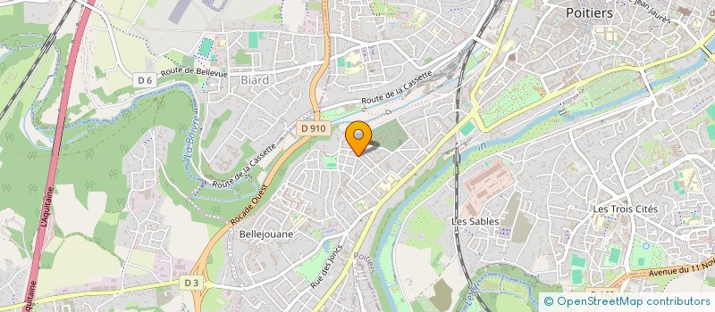 localisation de l'entreprise MONSIEUR BORIS HELLEY  POITIERS