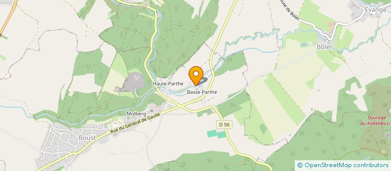 localisation de l'entreprise MONSIEUR BORIS HENNE  BOUST