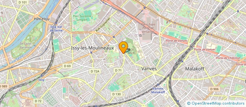 localisation de l'entreprise MONSIEUR BORIS HERVILLARD  VANVES