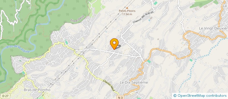 localisation de l'entreprise MONSIEUR BORIS HOARAU  LE TAMPON