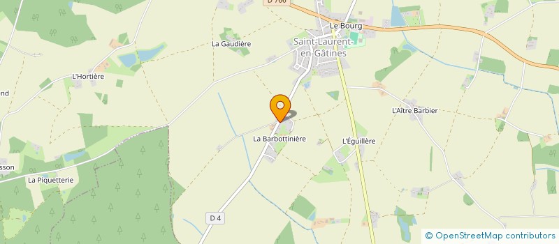 localisation de l'entreprise MONSIEUR BORIS HOCQUET  SAINT-LAURENT-EN-GATINES