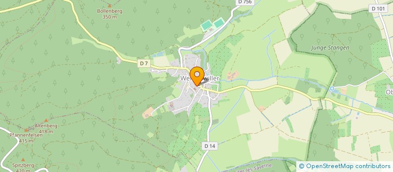 localisation de l'entreprise MONSIEUR BORIS HOFER  WEITERSWILLER