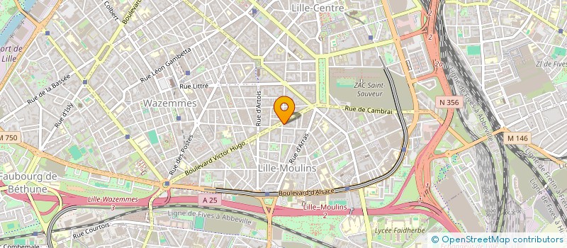 localisation de l'entreprise MONSIEUR BORIS JERRAR-OULIDI  LILLE
