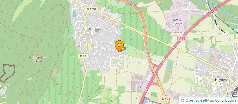 localisation de l'entreprise MONSIEUR BORIS KACHELHOFFER  CHATENOIS