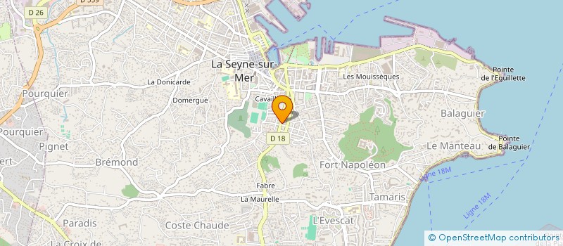 localisation de l'entreprise MONSIEUR BORIS KELEYAN à LA SEYNE-SUR-MER