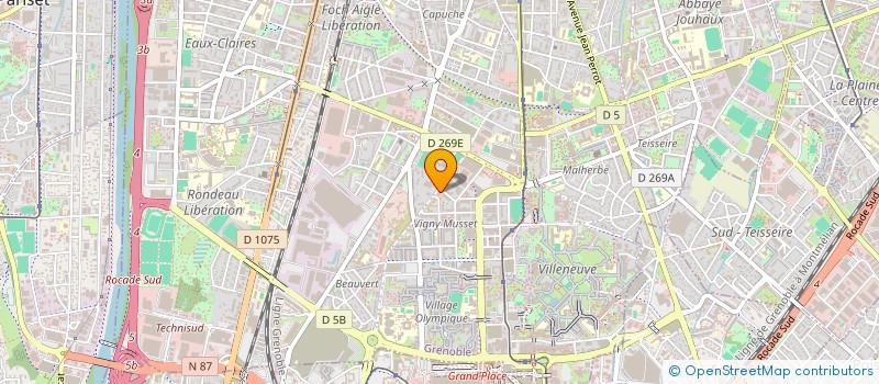 localisation de l'entreprise MONSIEUR BORIS L'ECOLIER  GRENOBLE