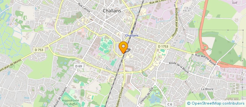 localisation de l'entreprise MONSIEUR BORIS LAFLECHE à CHALLANS