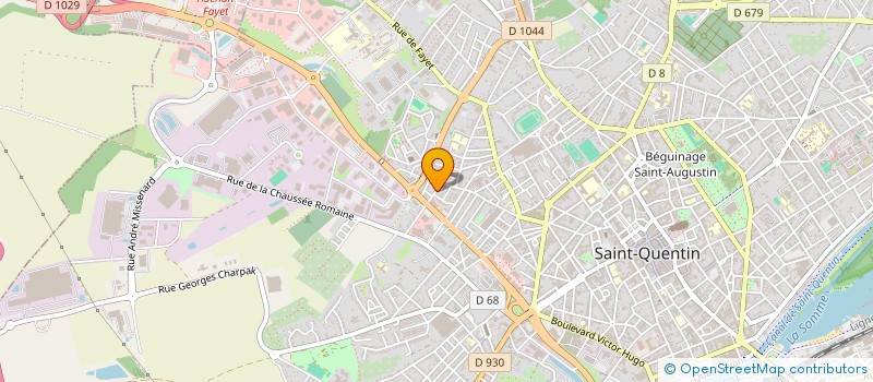 localisation de l'entreprise MONSIEUR BORIS LANDON à SAINT-QUENTIN