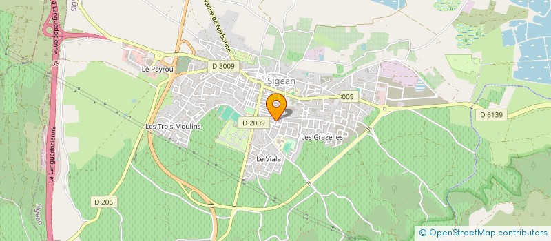 localisation de l'entreprise MONSIEUR BORIS LANES  SIGEAN