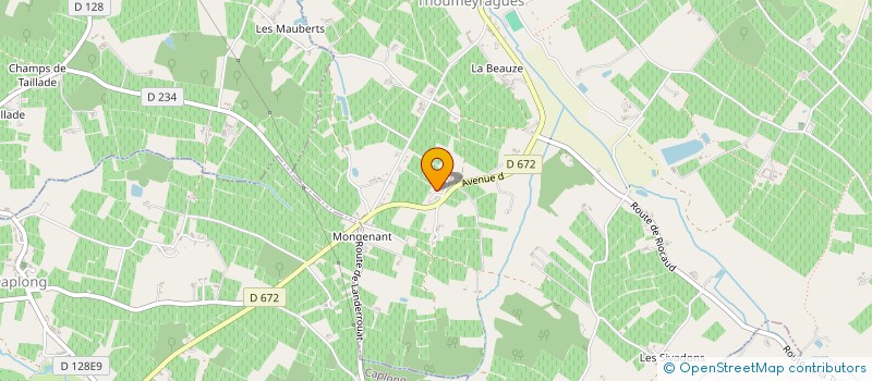 localisation de l'entreprise MONSIEUR BORIS LARRIVET  LES LEVES-ET-THOUMEYRAGUES