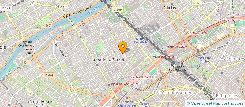 localisation de l'entreprise MONSIEUR BORIS LE ROY  LEVALLOIS-PERRET