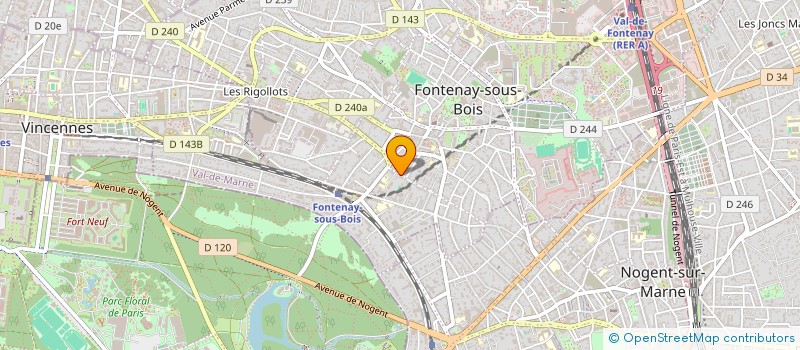 localisation de l'entreprise MONSIEUR BORIS LECOUSY à FONTENAY-SOUS-BOIS