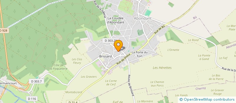 localisation de l'entreprise MONSIEUR BORIS LEFEBVRE à ABONDANT