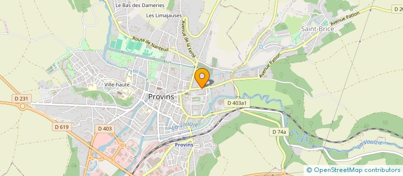 localisation de l'entreprise MONSIEUR BORIS LEJEUNE  PROVINS