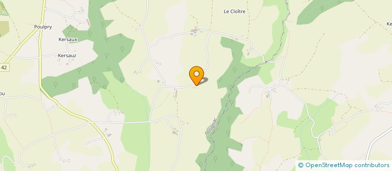 localisation de l'entreprise MONSIEUR BORIS LENGLET  SCRIGNAC