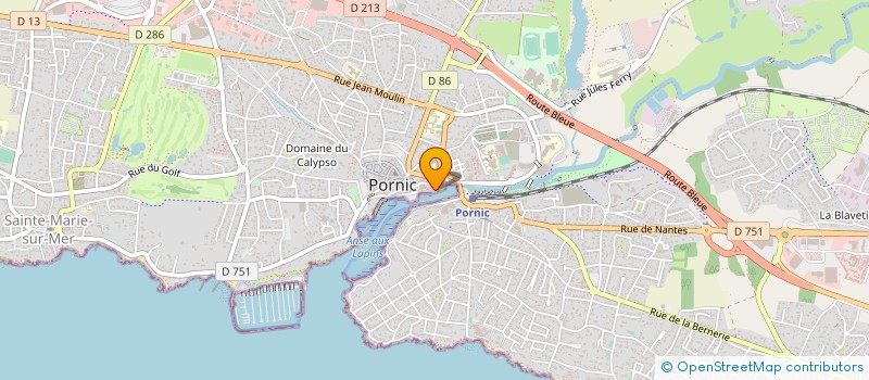 localisation de l'entreprise MONSIEUR BORIS LOUKIANOFF  PORNIC