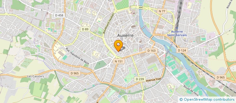 localisation de l'entreprise MONSIEUR BORIS LUBRANESKI à AUXERRE