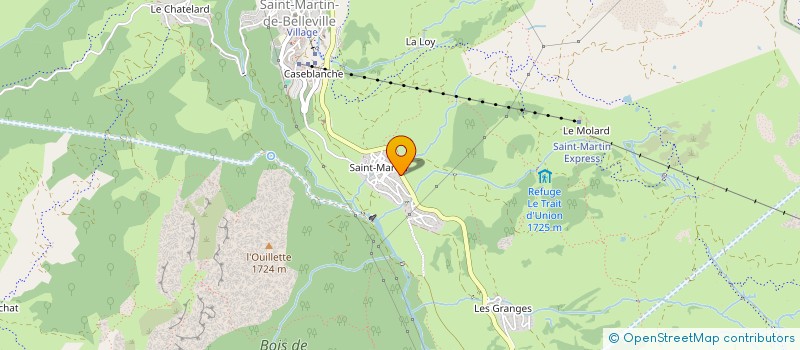 localisation de l'entreprise MONSIEUR BORIS LUZUY  LES BELLEVILLE