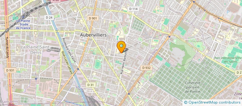 localisation de l'entreprise MONSIEUR BORIS MABIKAS à AUBERVILLIERS
