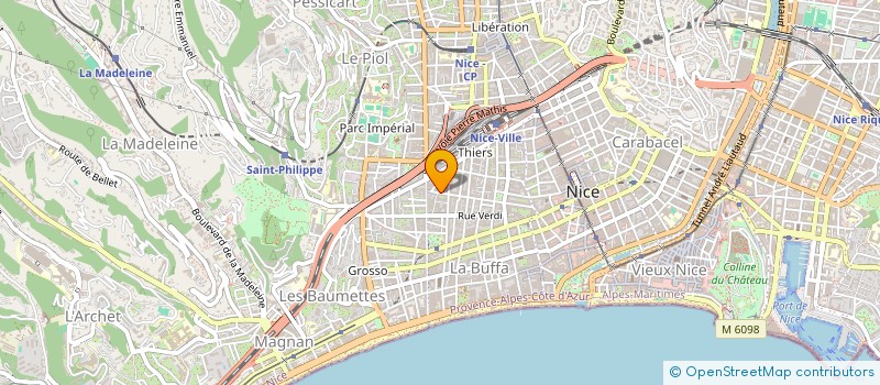 localisation de l'entreprise MONSIEUR BORIS MARCHIO à NICE