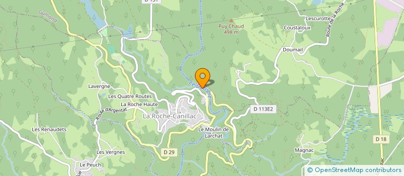 localisation de l'entreprise MONSIEUR BORIS MARTIN  VENTENAC