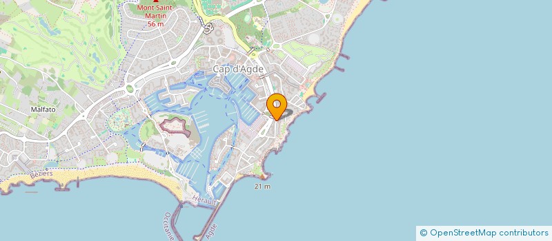 localisation de l'entreprise MONSIEUR BORIS MATAN  AGDE