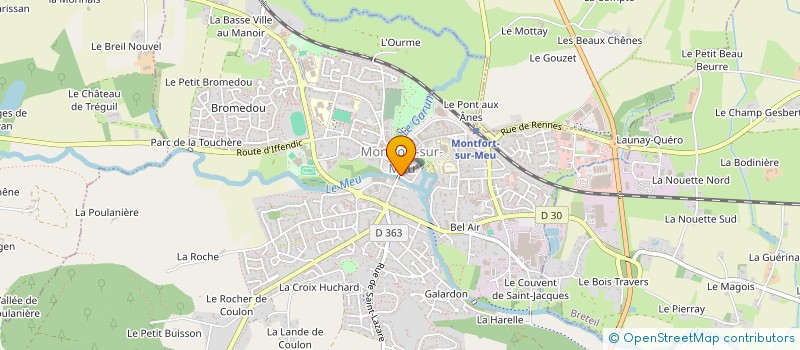 localisation de l'entreprise MONSIEUR BORIS MAZERIE  MONTFORT-SUR-MEU