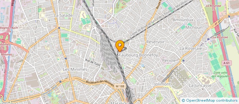 localisation de l'entreprise MONSIEUR BORIS MELINAND  TOULOUSE