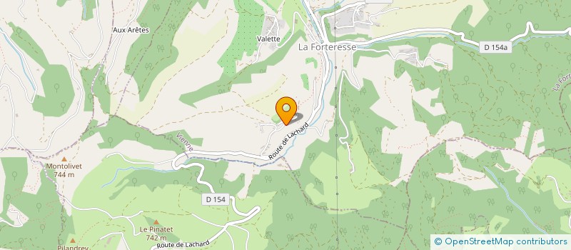 localisation de l'entreprise MONSIEUR BORIS MENTHAZ BERTON  LA FORTERESSE