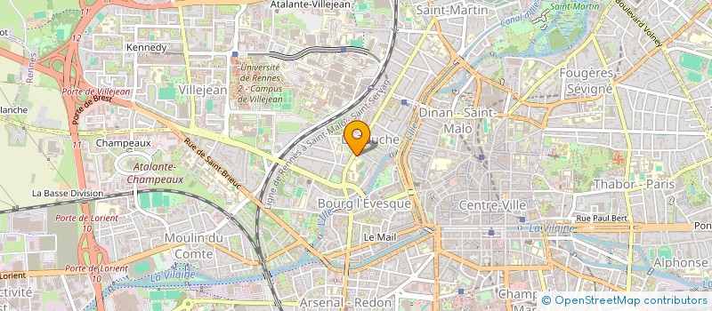 localisation de l'entreprise MONSIEUR BORIS MERICSKAY  RENNES