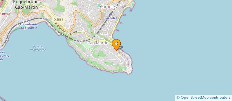 localisation de l'entreprise MONSIEUR BORIS MICHAEL à ROQUEBRUNE-CAP-MARTIN