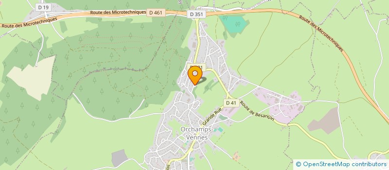 localisation de l'entreprise MONSIEUR BORIS MICHEL  ORCHAMPS-VENNES