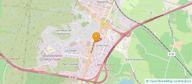 localisation de l'entreprise MONSIEUR BORIS MONTMINY à NARBONNE