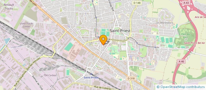 localisation de l'entreprise MONSIEUR BORIS MOUKOUAMA  SAINT-PRIEST