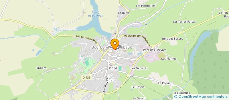 localisation de l'entreprise MONSIEUR BORIS NAUDIN  BOURBON-L'ARCHAMBAULT