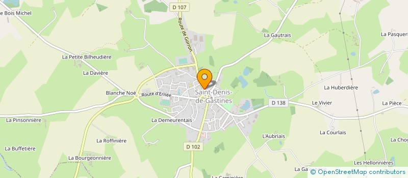 localisation de l'entreprise MONSIEUR BORIS NEVEUX  SAINT-DENIS-DE-GASTINES