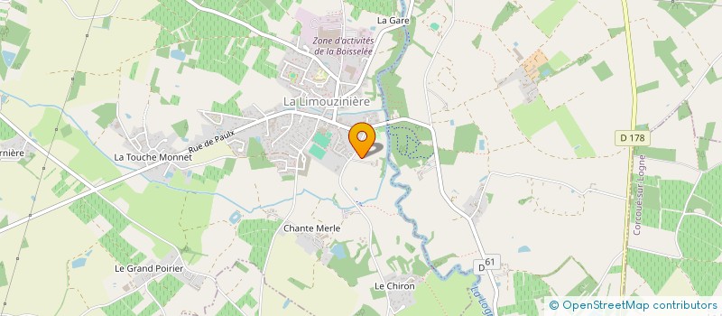 localisation de l'entreprise MONSIEUR BORIS NGOMSI  LA LIMOUZINIERE