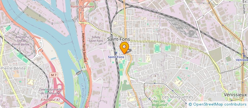 localisation de l'entreprise MONSIEUR BORIS NGOUMOU  SAINT-FONS