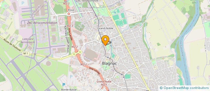 localisation de l'entreprise MONSIEUR BORIS NIETO à BLAGNAC